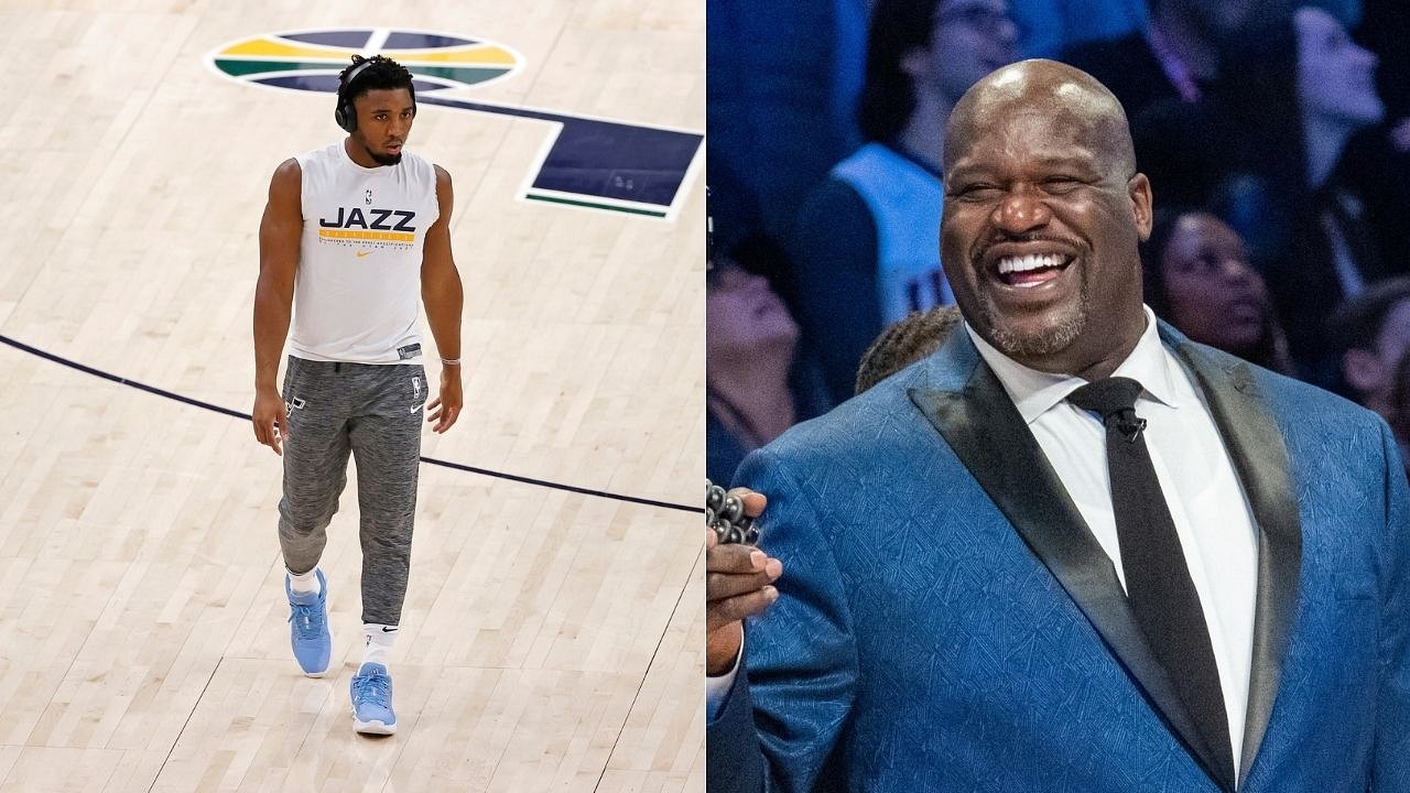 Shaquille O'Neal's awkward Donovan Mitchell interview