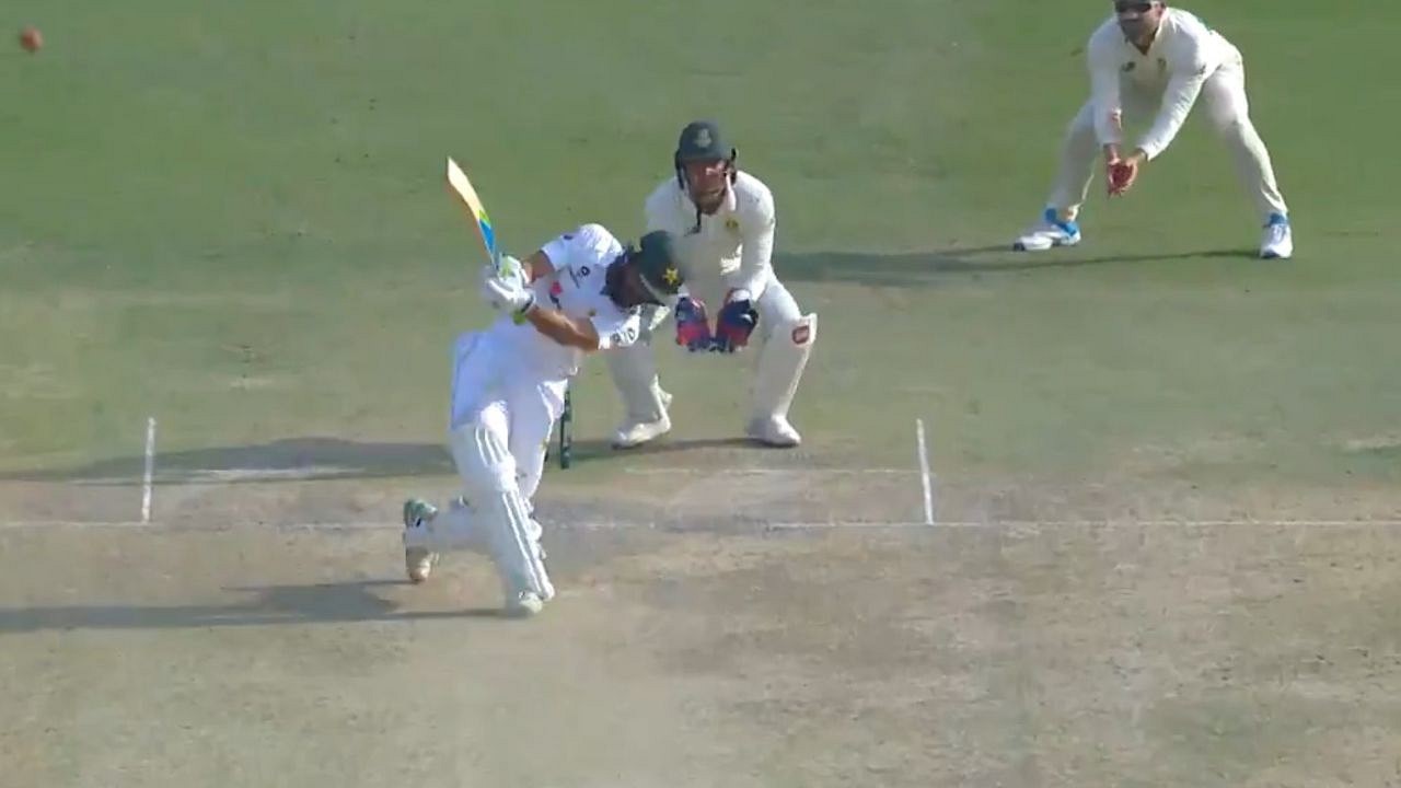 Fawad Alam century: Pakistani batsman hits six to bring up 3rd Test century vs South Africa in Karachi Test