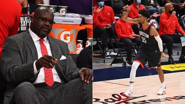 “Shaq, you’re a casual”: James Harden’s former teammate Christian Wood hilariously roasts Lakers legend Shaquille O'Neal following a Rockets win