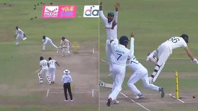Joe Root run out in Galle Test: Watch English captain's collision with Dilruwan Perera results in unfortunate dismissal