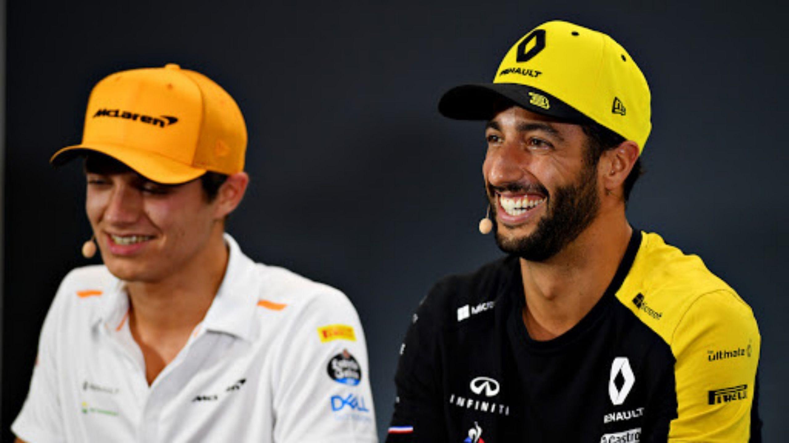 “I’m going there for business" - Daniel Ricciardo shots down suggestions of a "meme power couple" with McLaren teammate Lando Norris