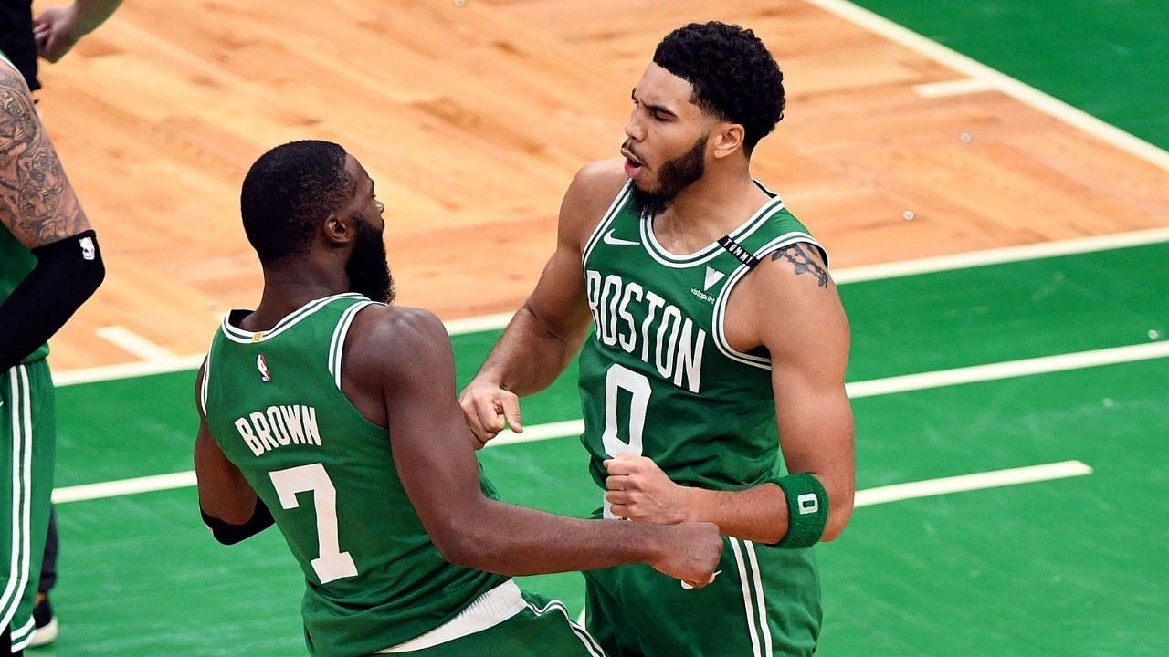 "Celtics have the best young duo in the league": Jayson Tatum and Jaylen Brown remind fans of Larry Bird, Kevin McHale and the Big 3 era
