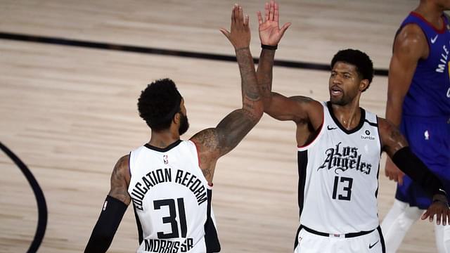 "Paul George is playing MVP ball": Marcus Morris backs Clippers star and teammate to have a career season following hot shooting start