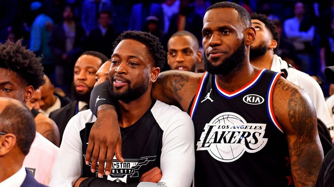 "Come on LeBron James, it's too easy": Heat legend Dwyane Wade expresses awe for Lakers superstar for epic assist to Kentavious Caldwell-Pope
