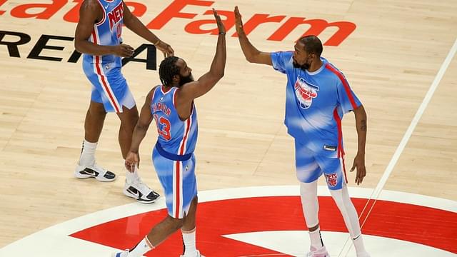 “James Harden needs to be himself”: Kyrie Irving calls for Nets star to not focus on fitting in after win over Trae Young and the Hawks