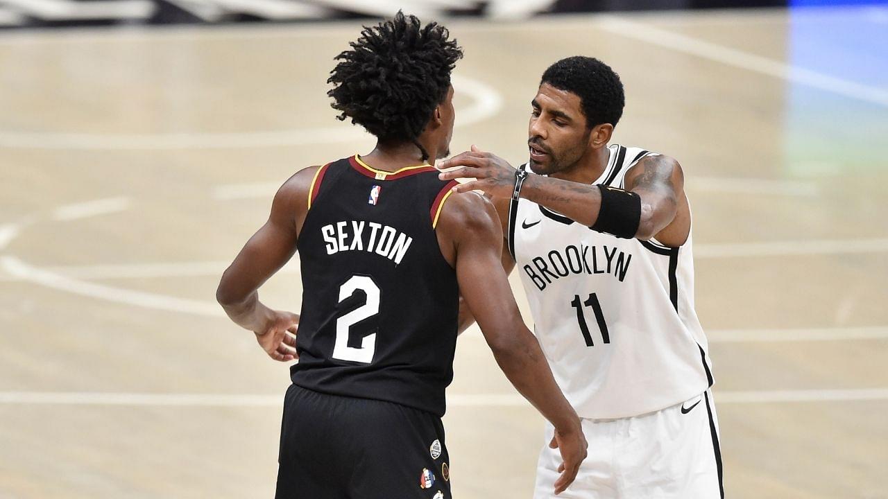 "Nets are better without Kyrie Irving": NBA fans react to Collin Sexton beating Kevin Durant and co with 18 straight points for Cavs