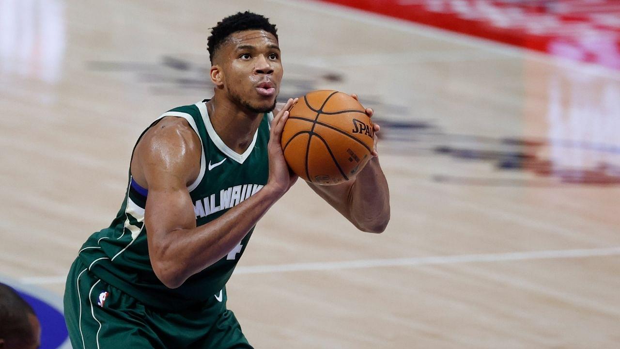 "If Giannis Antetokounmpo missed a free throw, his girlfriend would run carrying his son": Why Bucks star's offseason mantra to improve his free throw shooting isn't working