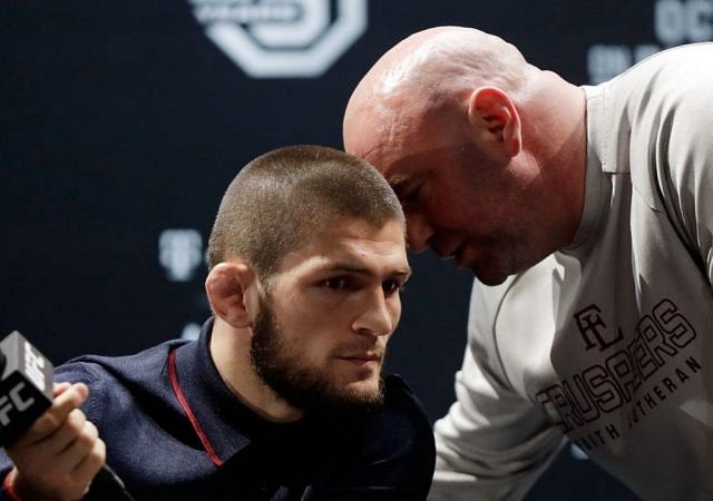 "Imagine what you and Conor do in another f*****g fight": Watch Dana White convince Khabib Nurmagomedov to consider taking rematch with Conor McGregor; Informs him about the UFC 257 buzz