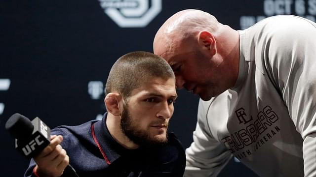 "Imagine what you and Conor do in another f*****g fight": Watch Dana White convince Khabib Nurmagomedov to consider taking rematch with Conor McGregor; Informs him about the UFC 257 buzz