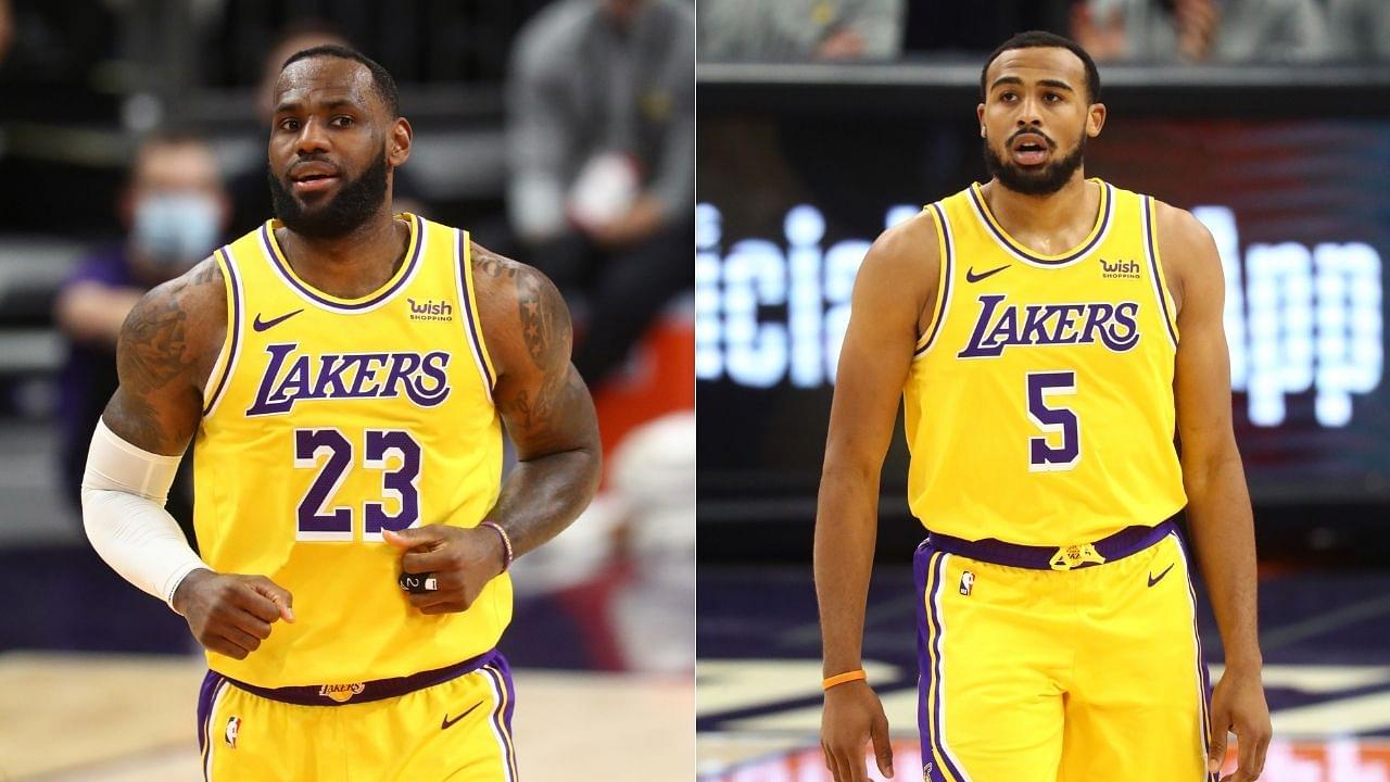 "Talen Horton-Tucker is mature beyond his years": LeBron James hypes up Lakers youngster following great performance off the bench against James Harden's Rockets