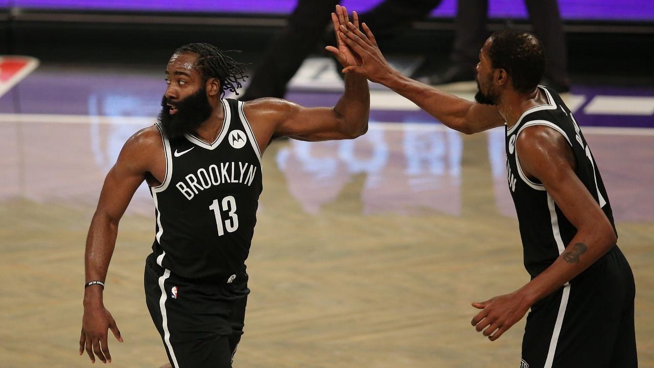 "James Harden needs to take it to that next level": Lakers legend Shaquille O'Neal advises former Rockets star to let his game do the talking with the Nets