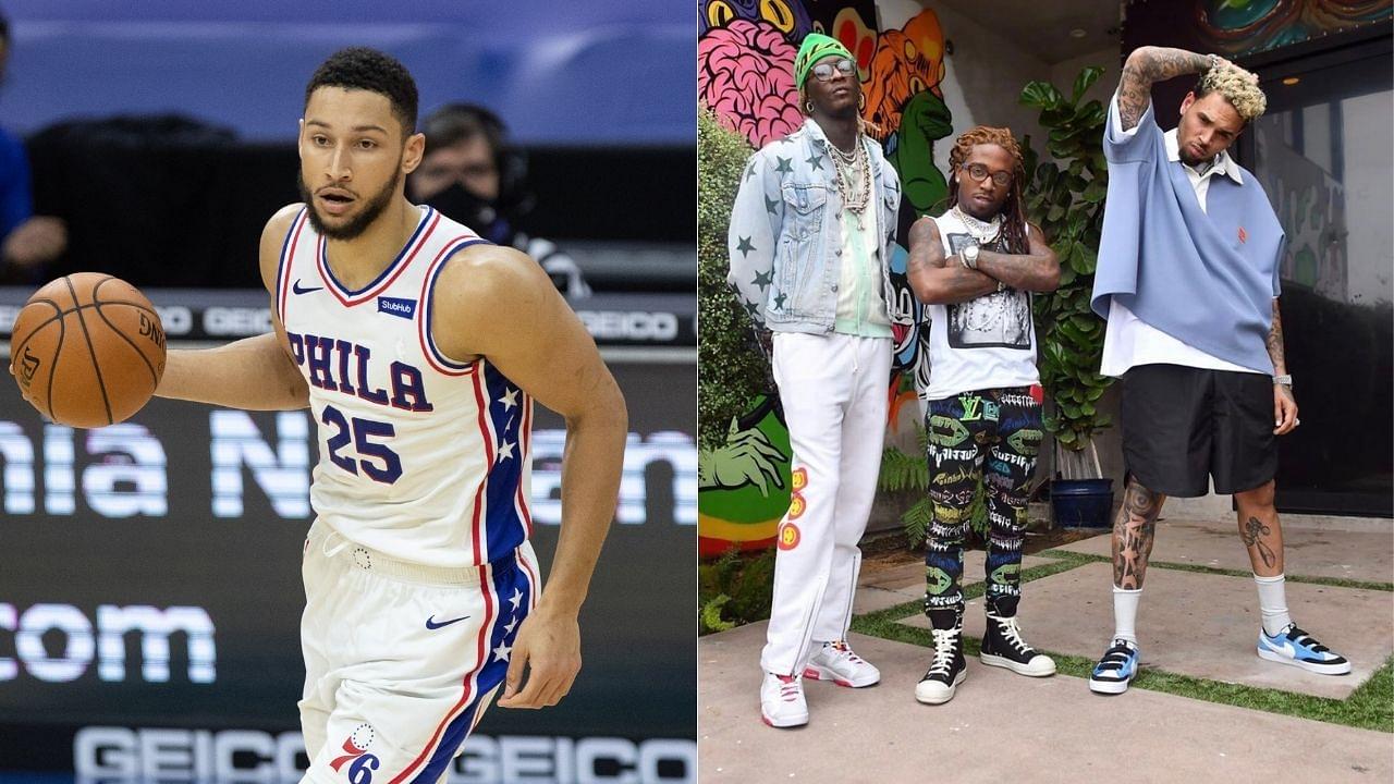 “Ben Simmons is the same old s**t basketball player, like Chris Brown”: Musician has spectacular social media meltdown over comparisons to 76ers star
