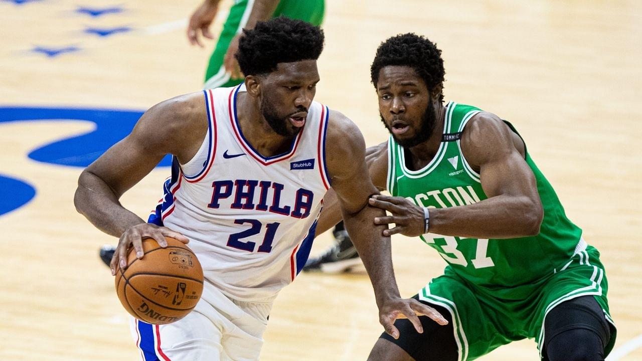 "Marcus Smart told me that?": Joel Embiid gets back at Celtics guard after Smart called the Sixers star a flopper
