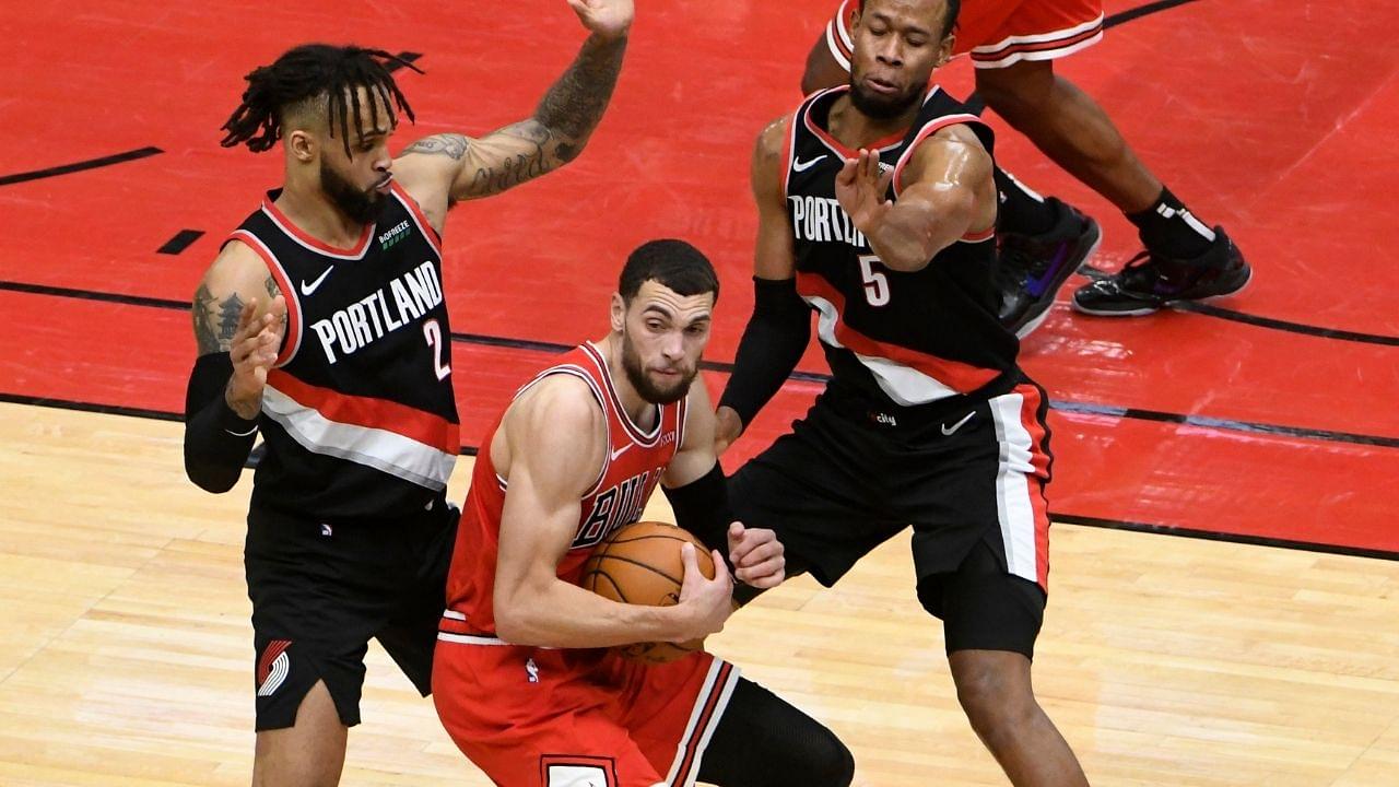 “It wasn’t a jump ball”: Zach LaVine criticizes referees for the call that led to Damian Lillard knocking down a buzzer-beater
