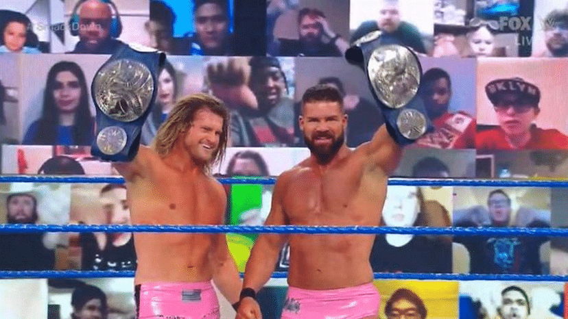 Dolph Ziggler and Robert Roode dethrone Street Profits as SmackDown Tag Team Champions