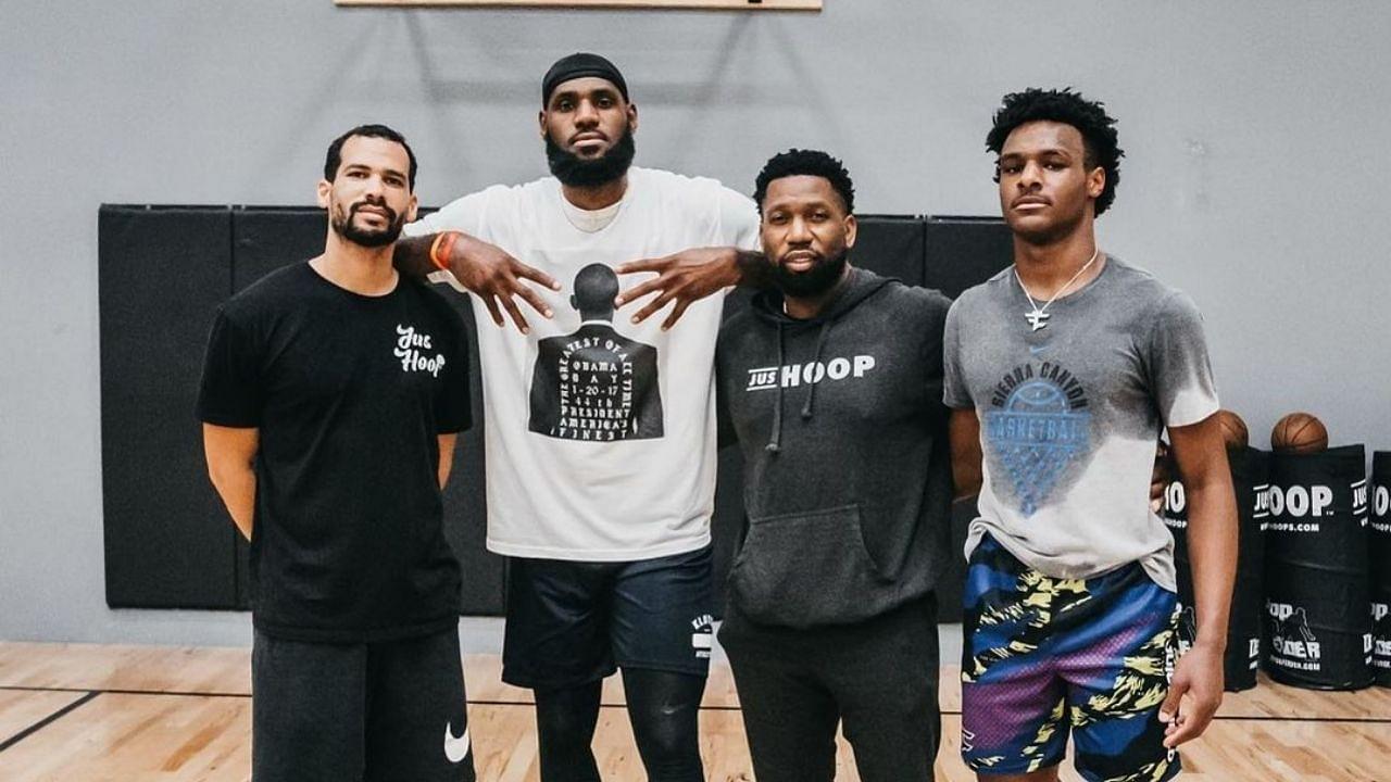 "Bronny James is like LeBron James with a 44 inch vertical": Gilbert Arenas has a glowing assessment of Lakers star's eldest son's basketball ability