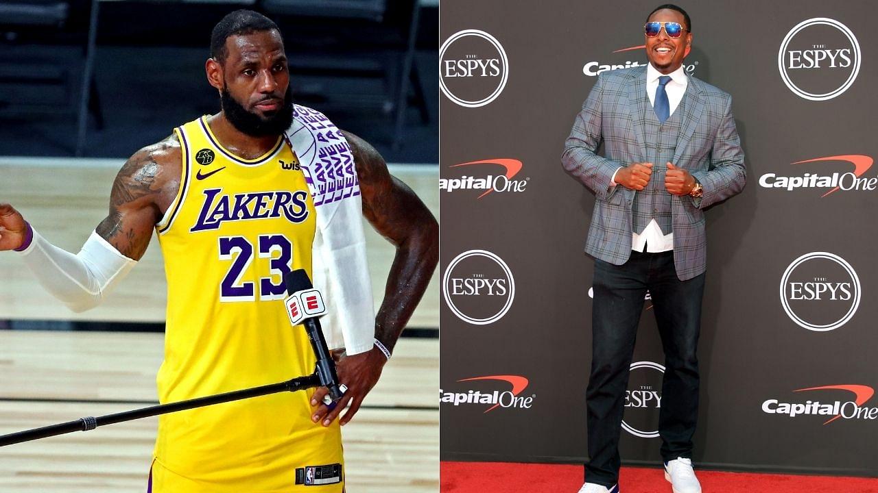 "LeBron James in not Top 5 All-Time, if the Lakers don't win this year!": Paul Pierce has a very bold take about The King's legacy and his GOAT status