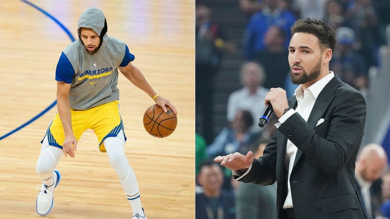 "Whose dad is a better commentator?": Klay Thompson puts Warriors' Steph Curry on the spot with this postgame interview question