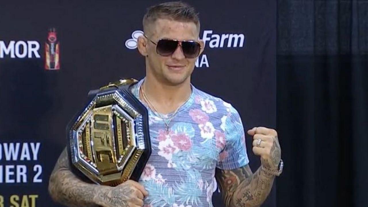 "Im already the champ": Dustin Poirier Makes Further Claim About UFC Lightweight Championship