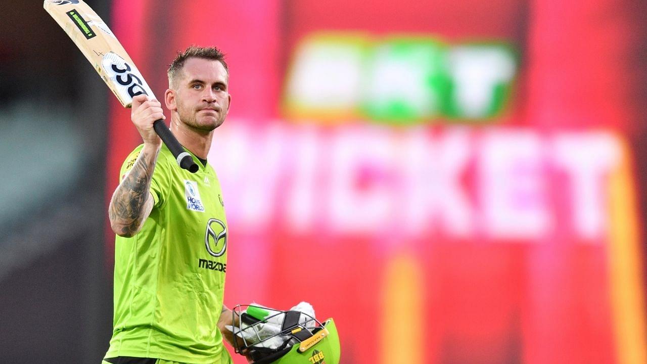 Most sixes in a BBL season: Sydney Thunder's Alex Hales registers most sixes in a Big Bash League season