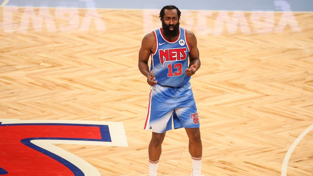 “James Harden definitely wore a fat suit with Rockets”: Fans shocked after seeing Brooklyn star’s slim physique in Nets debut