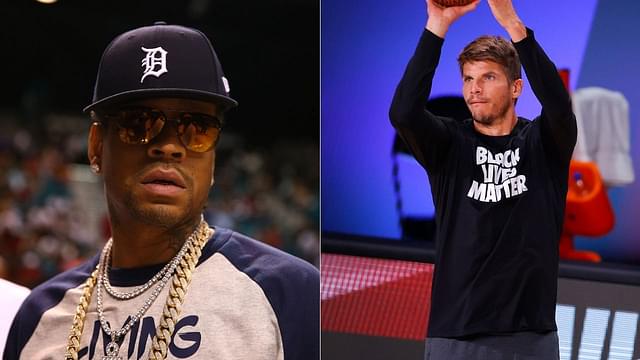 "I'll just shoot it myself": When Allen Iverson hilariously put down rookie Kyle Korver for missing 3-pointers off his passes for Sixers