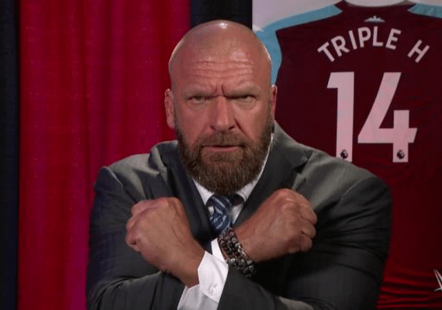 West Ham fan Triple H responds to Premier League side playing his WWE Theme Song during FA Cup