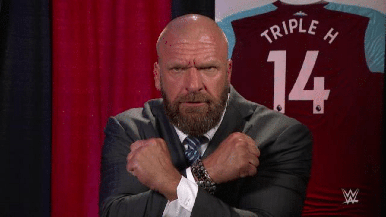 West Ham fan Triple H responds to Premier League side playing his WWE Theme Song during FA Cup