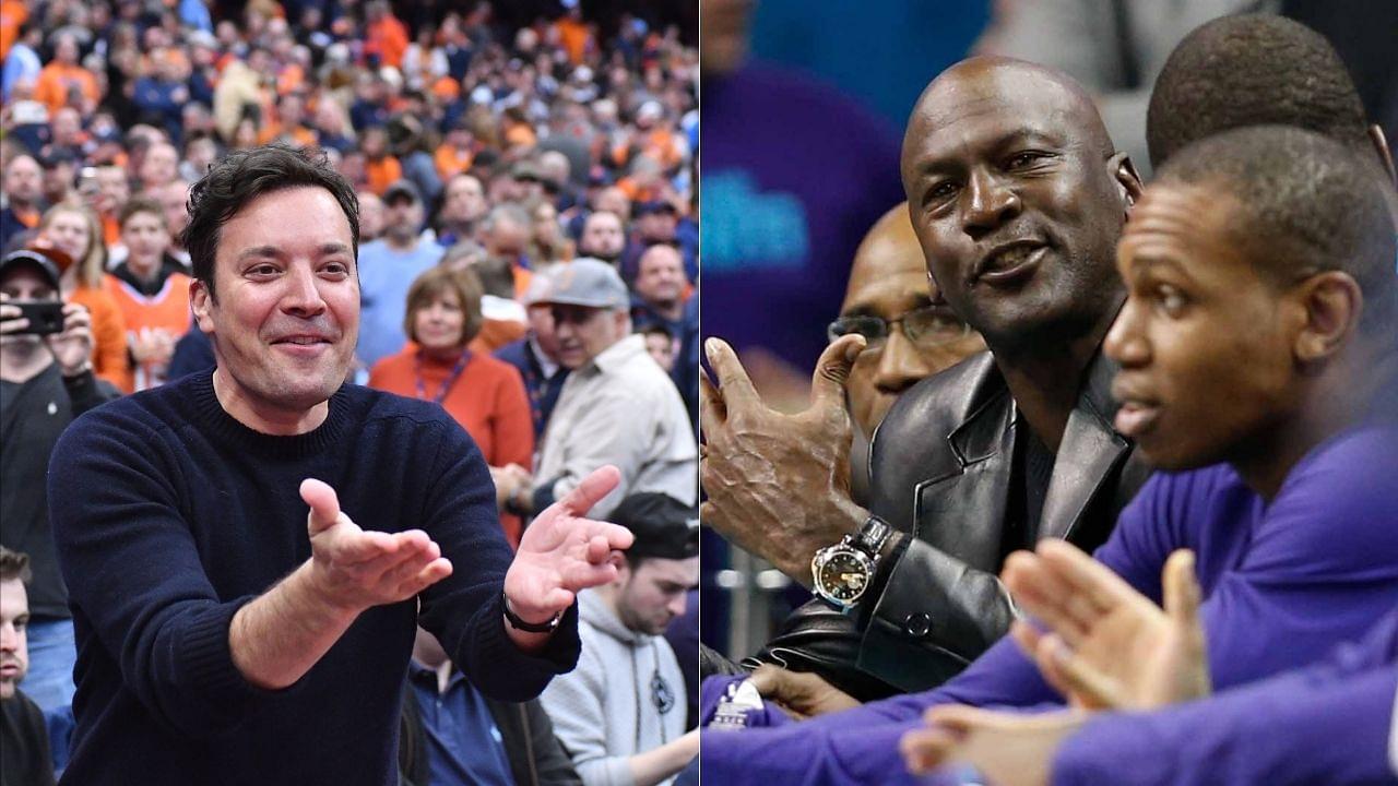 ‘Michael Jordan kissed me on the lips’: Jimmy Fallon reveals embarrassing story about meeting Bulls legend for the first time