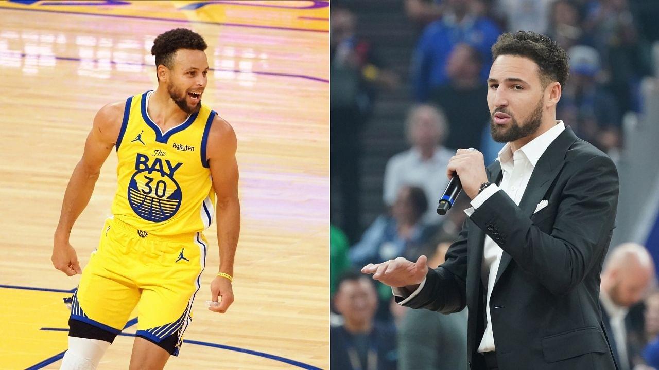 "You still got the 14 3-pointers tho!": Klay Thompson has hilarious reaction to Steph Curry's 62 point night, Curry responds