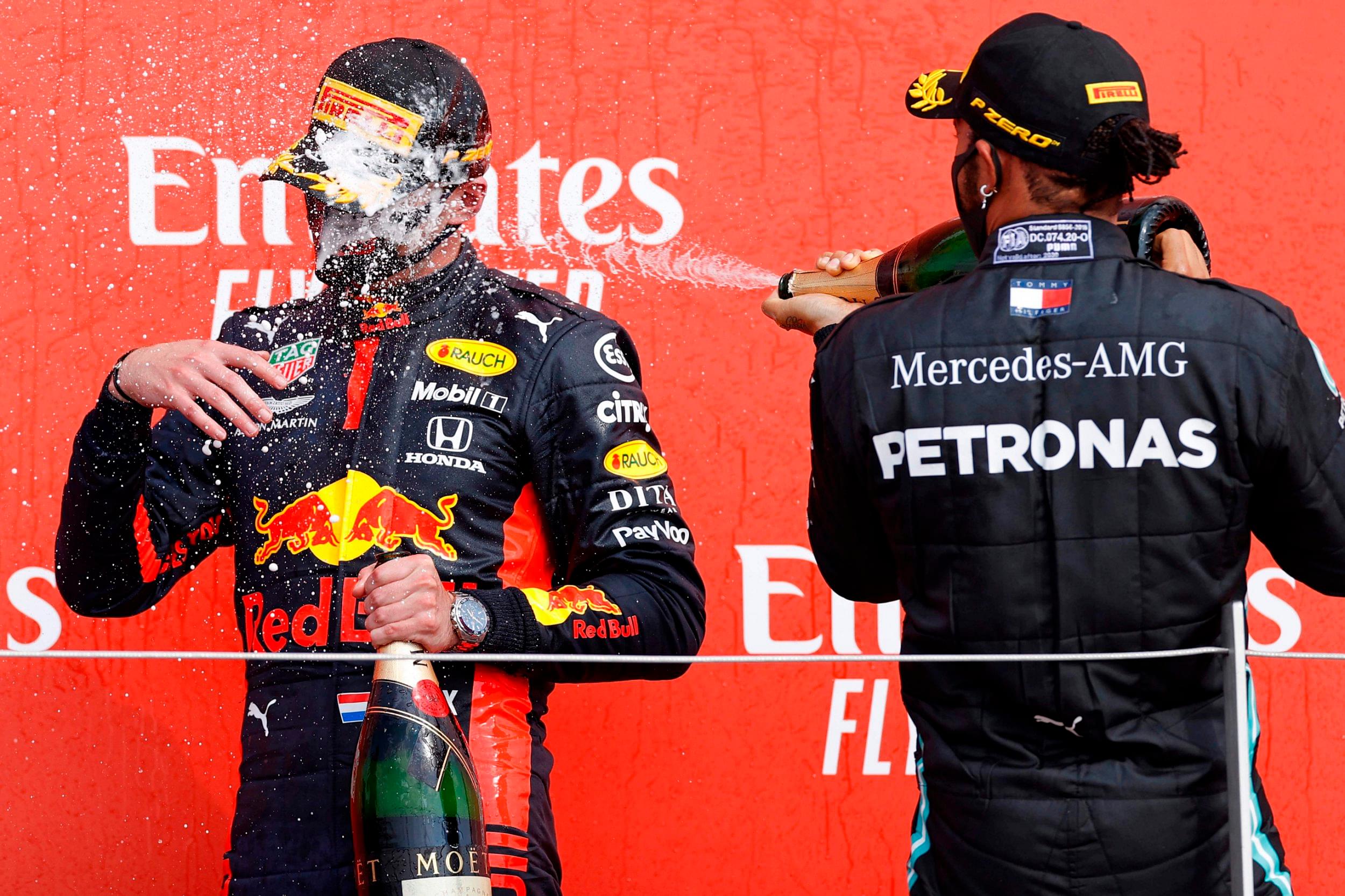 Max Verstappen to Mercedes: Speculation heats up as Red Bull driver quips he doesn't "know what Lewis is going to do"