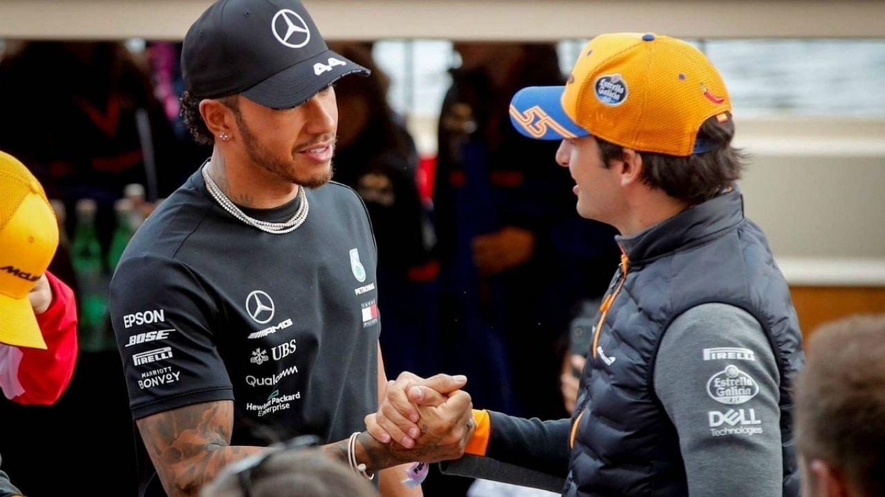 "Lewis is the best driver"- Carlos Sainz bothered by Mercedes hiding Lewis Hamilton's virtuosity