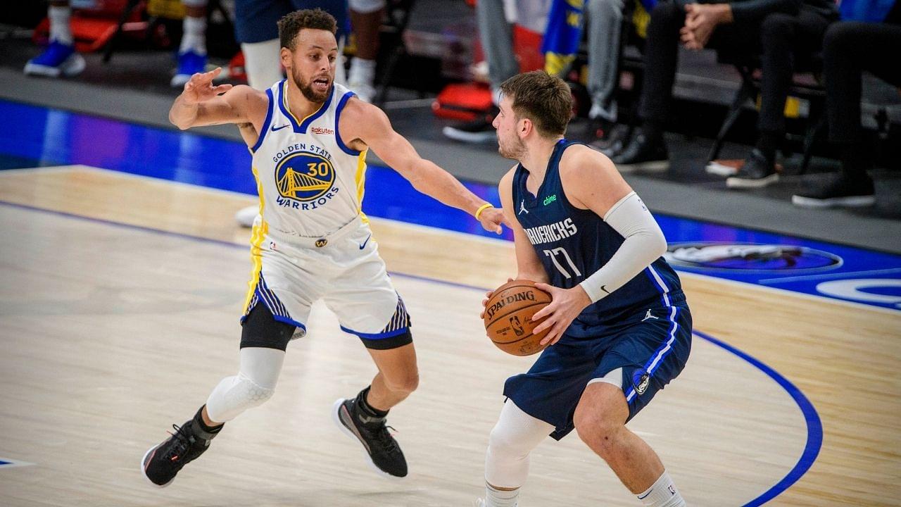 "Whenever Stephen Curry shot the ball, I thought it was going in": Luka Doncic raves about Warriors legend's stellar shooting in loss to Mavericks last night