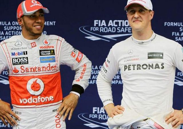 "He's a quality driver, very strong and only 16" - Michael Schumacher had predicted Lewis Hamilton greatness back in 2001