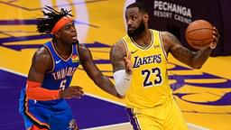 "Luguentz Dort made LeBron James shoot an airball": Watch how Thunder guard locked down the Lakers star with some clutch defense in overtime loss