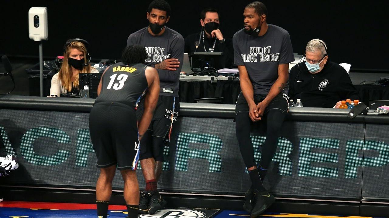 "When we get Kevin Durant and Kyrie Irving back, it's gonna be scary hours for real": Nets center Nic Claxton and NBA Twitter react to Brooklyn's Big 3 returning soon