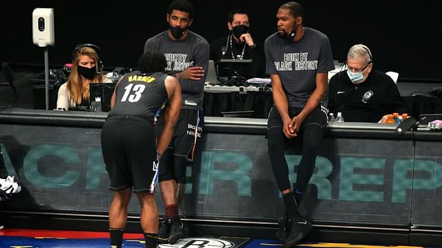 "When we get Kevin Durant and Kyrie Irving back, it's gonna be scary hours for real": Nets center Nic Claxton and NBA Twitter react to Brooklyn's Big 3 returning soon
