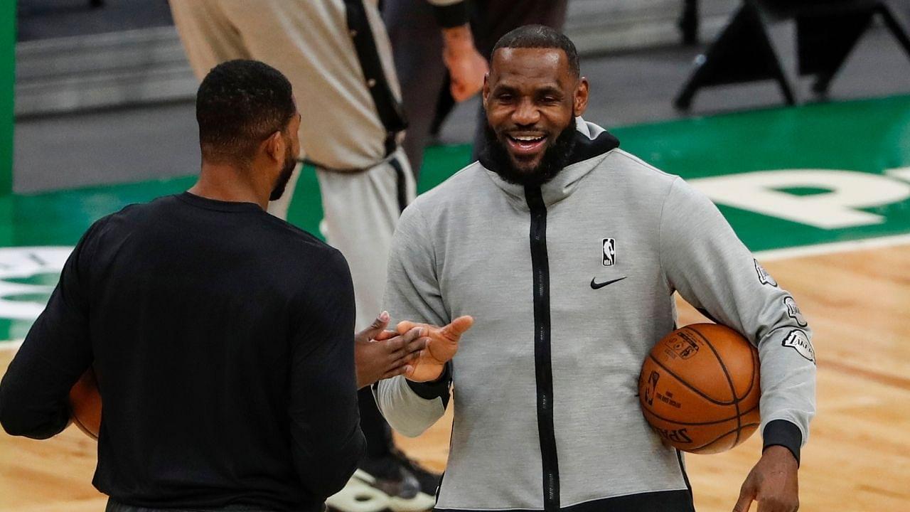 "Courtside Karen is very lucky": LeBron James reposts hilarious meme from Instagram feed on his stories after courtside faceoff with fan in Lakers' win over Hawks