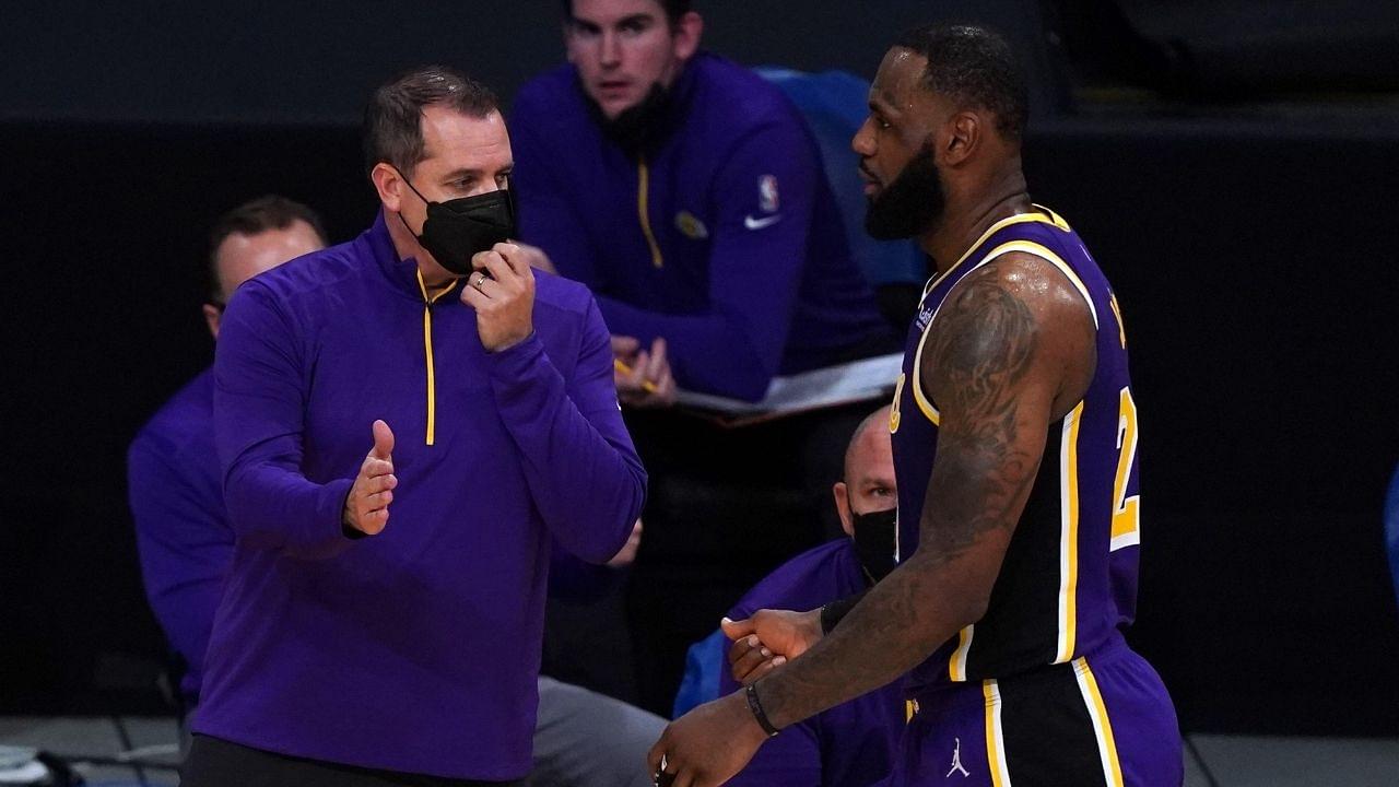 "You're watching greatness": LeBron James receives the ultimate praise from Lakers head coach Frank Vogel for his MVP-level performances