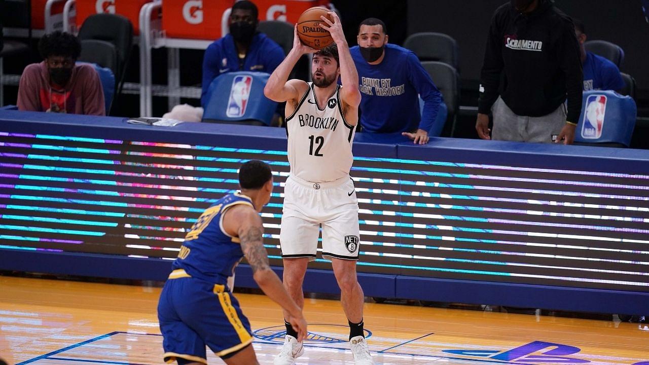 "Joe Harris is going to make NBA history": Nets swingman is on course to become the first player in league history to average over 50% on 5 3-pointers per game