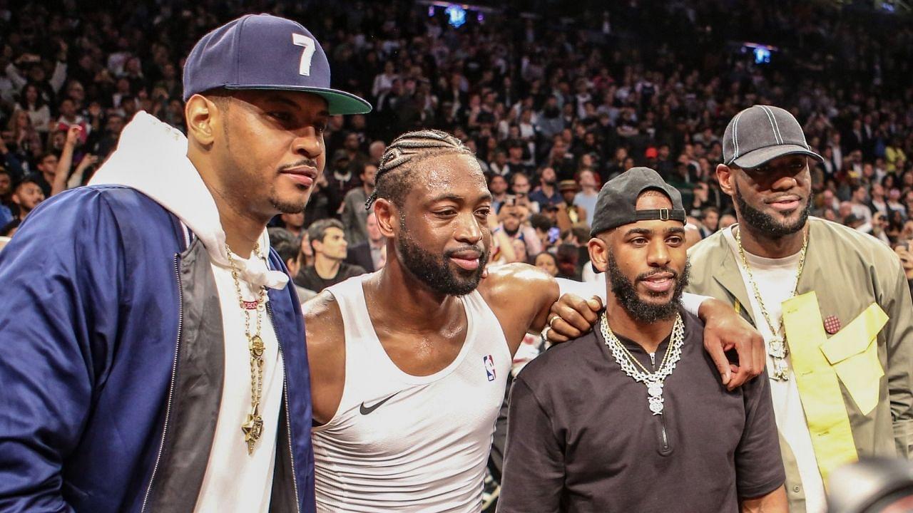 "All 4 of us could have played together": Carmelo Anthony reveals why he was never able to team up with LeBron James, Dwyane Wade and Chris Bosh in Miami