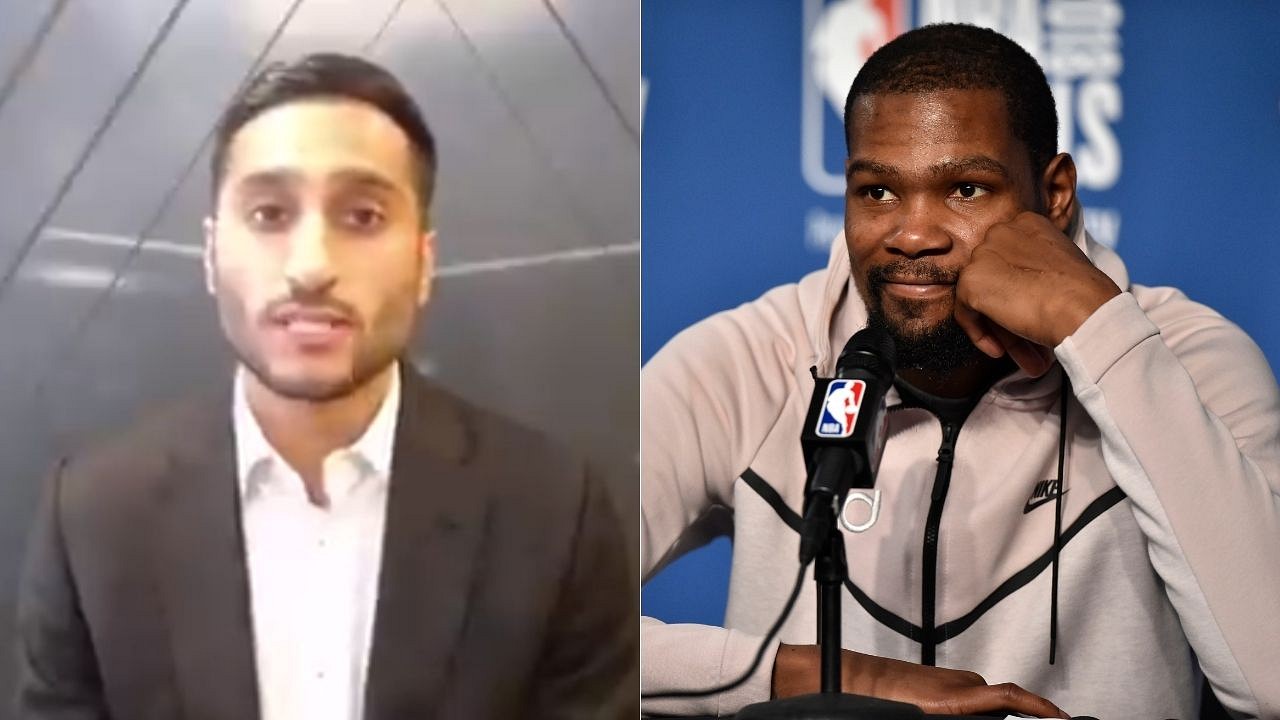 shams-charania-is-a-creep-yo-kevin-durant-hilariously-accuses-nba-insider-of-being-a-cia-insider-on-catching-up-with-kd-podcast-the-sportsrush