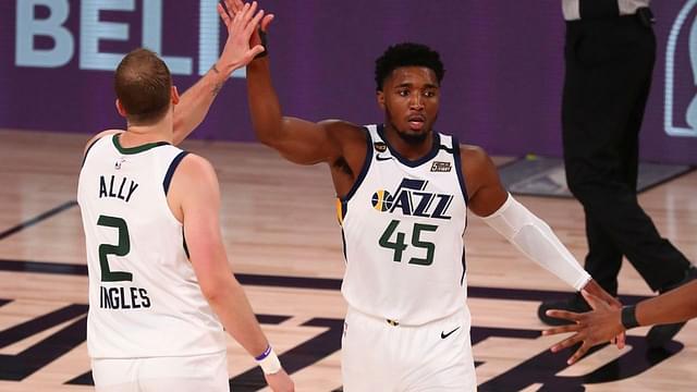 Donovan Mitchell answers how he handles critics like Shaquille O'Neal as Joe Ingles jokes: "I only care about my teammates' opinions"