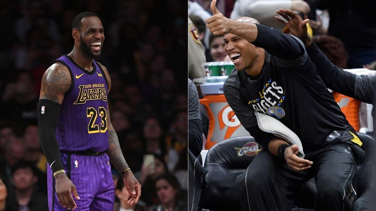 "Washed King is starting to catch up with me": Richard Jefferson absolutely bodies LeBron James for missing a dunk in the Lakers' win over Ja Morant's Grizzlies last night
