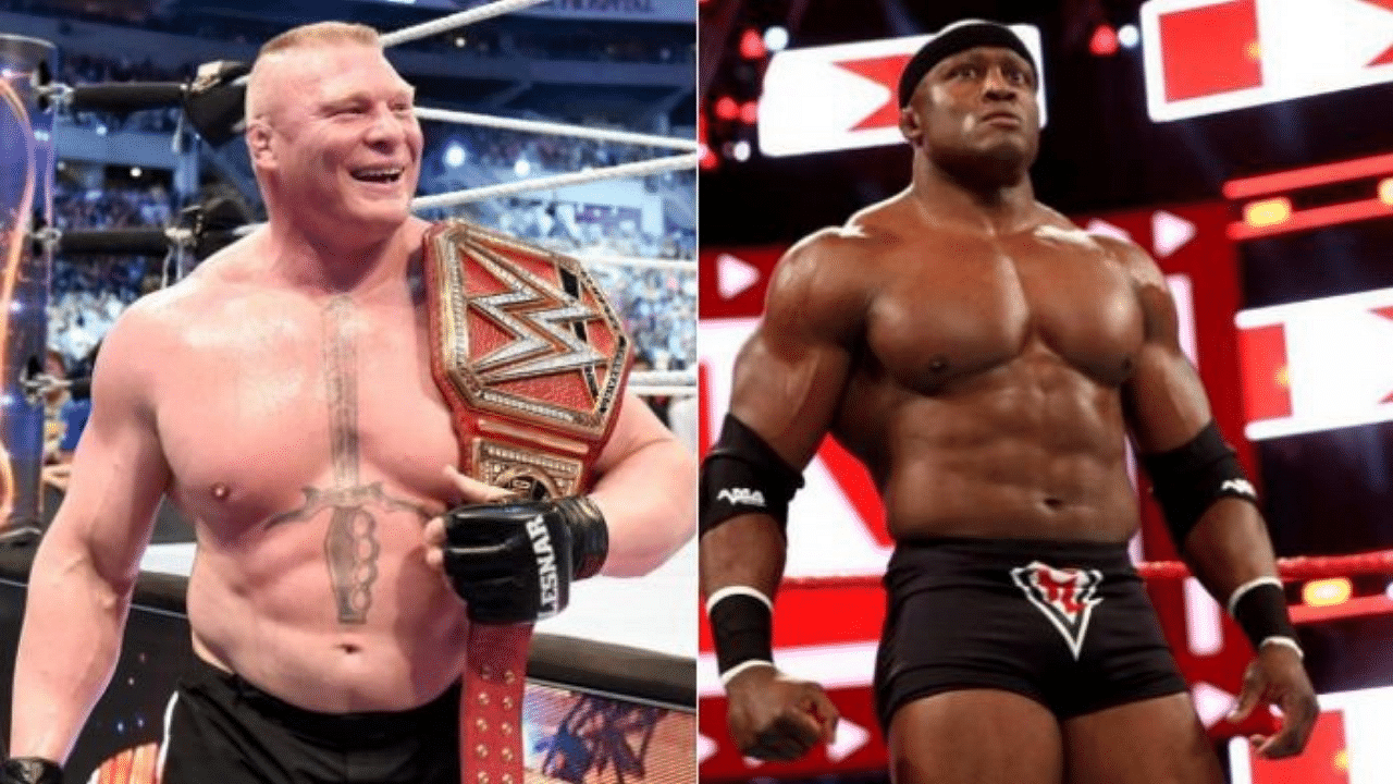 Bobby Lashley says Brock Lesnar will have to work his way up for a WWE title shot