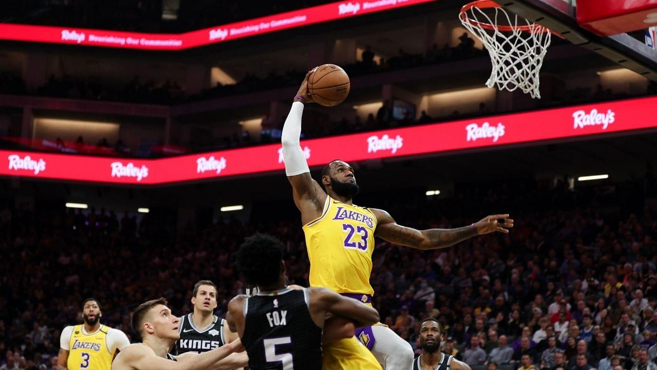 "LeBron James is doing thing no one else has at this age": Jamal Crawford stoutly defends the Lakers star on Twitter despite dipping advanced statistics