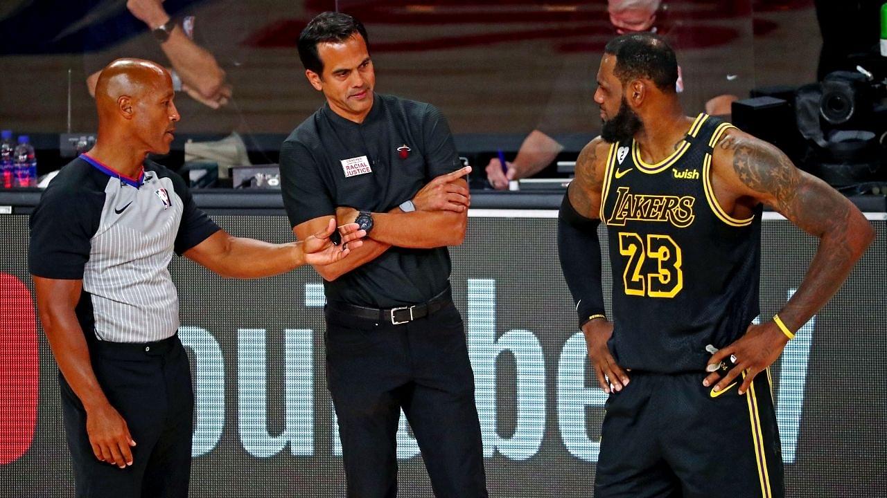 "LeBron James was adjusting to the adjustments we made to our adjustments": Heat coach Erik Spoelstra on the Lakers star's wily basketball brains in the 2020 NBA Finals