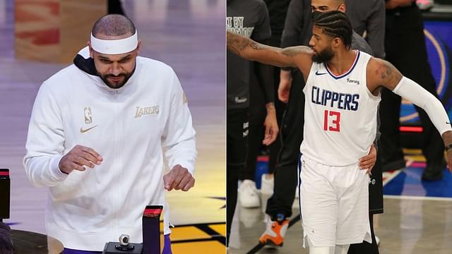 "Paul George shouldn't be comparing himself to LeBron James": Lakers' Jared Dudley takes some huge swipes at Clippers star in new book 'Inside the NBA Bubble'