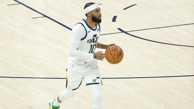"Mike Conley still got bounce, but he's the only ground-bound Jordan Brand player": Jordan Clarkson roasts Jazz teammate for not dunking in-game this season
