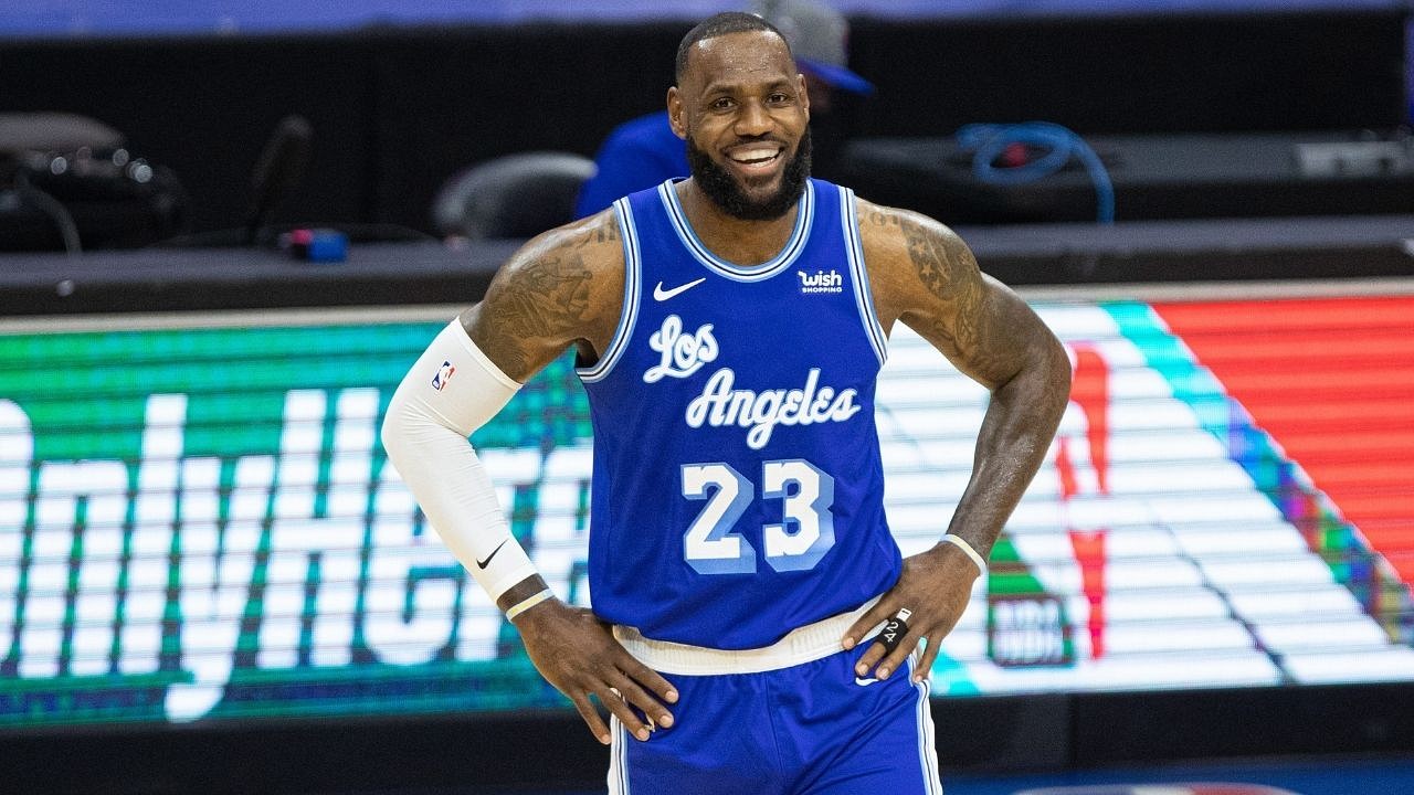 lebron james blue and white